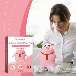 Cerdo Rosa Divertido DOWMOO, Antiestrés, Descompresión, Cerdo Elástico, Cerdo de Peluche para Apretar, Juguetes para Aliviar el Estrés - Product Image 6