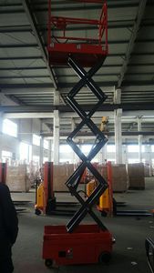 Plateforme élévatrice à ciseaux manuelle mini 300 kg 3 mètres 3,9 mètres - Product Image 6