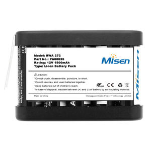Misen <span class=keywords><strong>RWA</strong></span> 272 AOV RZ 040 RZ 140 RZ 272 ES 251 ES 601 STA sostituzione 12V 1500mAh ni-mh batteria per sistema di allarme Simon - Product Image 3
