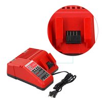 Chargeur de batterie au lithium compatible avec les batteries d'outils électriques Li-ion M14 M18 14,4 V 18 V, charge rapide, chargeur de remplacement
