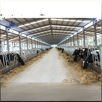 Faible coût Mobile poulet cochon chèvre vache hangar d'élevage Structure en acier poulailler ferme agricole légère en chine norme ASTM