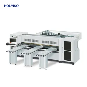 Holyiso np380hg máy móc chế biến gỗ hoàn toàn tự động điện tử cắt Saw Với PLC điều khiển qua lại CNC Bảng điều chỉnh Saw