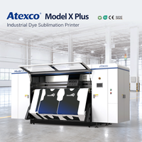 Imprimante textile numérique industrielle Atexco Model X Plus d'occasion pour l'impression par sublimation sur tissu avec tête Kyocera