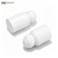 Flacon roll-on transparent en PETG de 60 ml pour l'aromathérapie des animaux, soins désodorisants, huiles parfumées et emballage de produits de toilettage