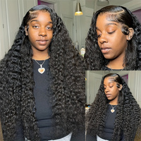 Perruques Lace Front en Cheveux Humains Péruviens Ondulés Profonds, Perruques Frontales HD Bouclées, Perruques Complètes en Cheveux Humains pour Femmes Noires – Prix Abordables