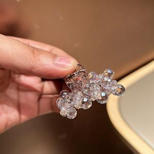 Pince à cheveux de luxe en cristal pour femme, élégante, avec perles antidérapantes - Product Image 5