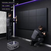 Mur vidéo LCD IPS 55 pouces avec cadre de 3,5 mm, écran de raccordement matriciel 2x2 3x3 pour bars sportifs et restaurants (compatible 2.1)