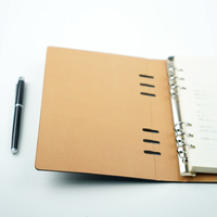 Ensemble cadeau de luxe pour cadres, comprenant un carnet de notes en cuir PU gaufré, rechargeable, un agenda et un stylo à bille, idéal pour les souvenirs d'affaires