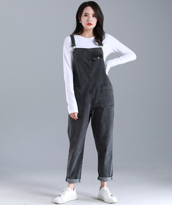 Pantalones <span class=keywords><strong>Vaqueros</strong></span> de Talla Grande 8XL <span class=keywords><strong>para</strong></span> Mujer Embarazada, Pantalones de Maternidad, Overoles, Jeans con <span class=keywords><strong>Tirantes</strong></span> <span class=keywords><strong>para</strong></span> Chicas, Jeans Casuales Holgados, Mono <span class=keywords><strong>para</strong></span> Damas - Product Image 6