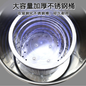 เครื่องปั่นแห้งผักอัตโนมัติ ยี่ห้อ Yuanfang รุ่น YF-T20 พร้อมระบบปรับความถี่และแยกน้ำมัน - Product Image 2