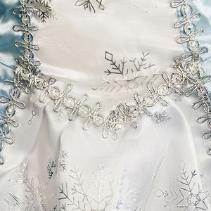 Carnaval filles bleu clair givré princesse <span class=keywords><strong>Elsa</strong></span> Costume déguisement Performance ballet porter pour les fêtes d'anniversaire des enfants - Product Image 3