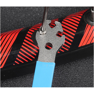<span class=keywords><strong>Clé</strong></span> à rayons de vélo, outil de réglage de jante de VTT pour le redressage de roues, correction de capuchons de rayons, outil manuel de réparation - Product Image 6