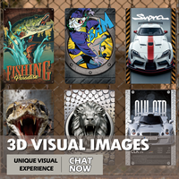 Plaques en métal 2026 Nouveauté Effet 3D Plaque logo métallique Huile automobile Mini Poids Artisanat par sublimation Cadeaux Décoration Affiche pour la maison Club Art mural