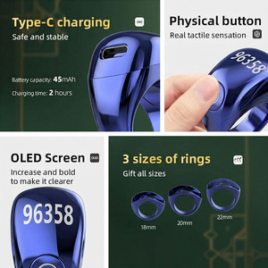 Nouvelle conception électronique : Compteur de Zikr, Compteur de Tasbih, Compteur de Qibla islamique, Bague intelligente Tasbih - Cadeau musulman Equantu - Product Image 4