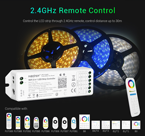 2020 Hot Bán milight wl5 RF từ xa thông minh Wifi App Alexa điều khiển bằng giọng nói RGB LED dimmer điều khiển - Product Image 6