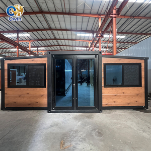 Maison conteneur préfabriquée isolée extensible 20 pieds 40 pieds, 2 3 4 5 chambres, Villa préfabriquée, Maison portable, Construction immobilière - Product Image 1