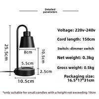 Lampe chauffe-bougie électrique personnalisée pour aromathérapie, diffuseur de parfum, avec variateur d'intensité, pour chambre à coucher
