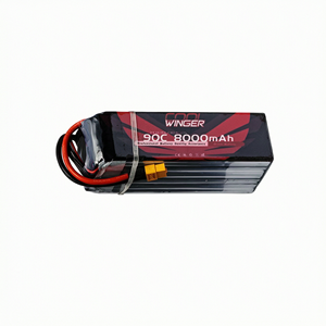 8000mAh 90C 6S 23.1V LCO LIVH Pouch Lithium Ion Battery Pack 1000 Cycles Wide Temp -40℃~60℃ <b>Accessory</b> for FPV Racing <b>Drone</b> - Product Image 5