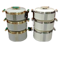 Ustensiles de cuisine 3 pièces, nouveau design, récipients isothermes 1,5L+2L+2,5L, garde les aliments au chaud, ABS+acier inoxydable, chauffe-plat isotherme, casserole