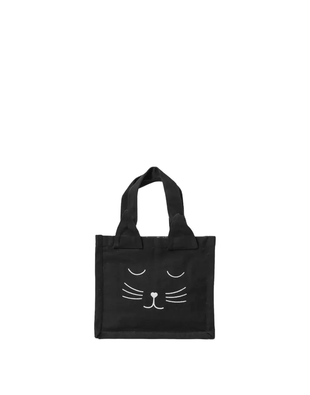 BLACK Cat LONA TOTE Bag 10oz Hanging File Tote Bag Bolsas de mano personalizadas No Minimum