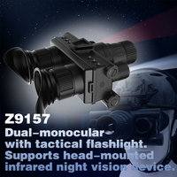 Nuevos Binoculares de Visión Nocturna Gen 2/3 para Caza, Montables en Casco, con Linterna Táctica