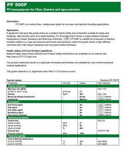 Granules <span class=keywords><strong>de</strong></span> polypropylène PP Matière plastique Homopolymère PP 500P Résine PP vierge <span class=keywords><strong>Prix</strong></span> - Product Image 4
