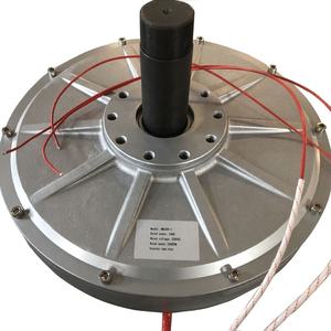 1kw 100RPM कम आरपीएम 200 कम आरपीएम अक्षीय प्रवाह सहरहित स्थायी चुंबक जनरेटर 48 वी से 220 वी - Product Image 2