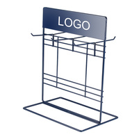 Présentoir de Magasin Personnalisable pour Chaussettes / Présentoir Mural Double Face pour Chaussettes / Présentoir de Sol Métallique à Deux Faces pour Usine