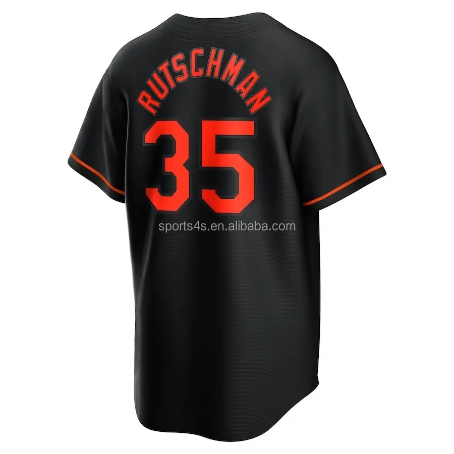 بيع بالجملة Baltimore City Oriole ملابس بيسبول مخصصة 35 Rutschman 31 Mullins 8 RIPKEN جيرسي للرجال