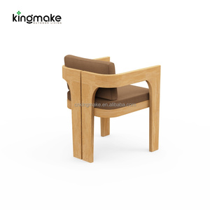 Muebles de Comedor de Lujo para Hoteles y Restaurantes, Juego de Muebles de Patio para Jardín y Piscina de Teca Sólida, Silla de Comedor Impermeable para Exteriores - Product Image 5