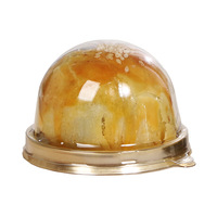 Récipient à pâtisserie en forme de dôme en plastique mini boîte à ampoules gâteau de lune boîtes à chocolat jetables transparent cupcake