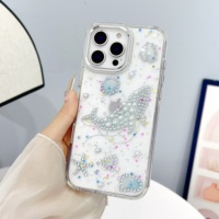 Coque de téléphone de marque OppoTransparent Crystal Diamond Anti Drop Soft Case Modèles féminins Couverture arrière mobile pour iPhone Samsung Series