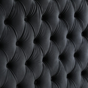 Pinzhi nhà tùy chỉnh phòng ngủ đồ nội thất thiết lập sang trọng Vua Kích thước bọc tán nữ hoàng GIƯỜNG KHUNG phòng ngủ Bộ giường với loa - Product Image 5