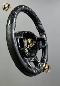 Volant sport chauffant personnalisé HZ en fibre de carbone véritable, prise en main de 35 mm pour l'intérieur du pick-up Ranger Raptor 2023-2025 - Product Image 5