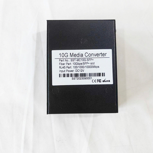 Convertidor <span class=keywords><strong>de</strong></span> medios <span class=keywords><strong>de</strong></span> 10Gb con 1 puerto RJ45 + 10G SC LC SFP + <span class=keywords><strong>a</strong></span> <span class=keywords><strong>UTP</strong></span> 10G OEO 3R Equipo <span class=keywords><strong>de</strong></span> <span class=keywords><strong>fibra</strong></span> óptica Convertidor <span class=keywords><strong>de</strong></span> <span class=keywords><strong>fibra</strong></span> <span class=keywords><strong>a</strong></span> RJ45 + - Product Image 2