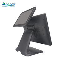 Système de caisse enregistreuse tactile étanche de 15 pouces, machine POS, support en aluminium