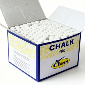 Craie de carbonate de calcium blanche et colorée, non toxique, sans poussière, de haute qualité, pour tableau noir scolaire pour enfants - Product Image 2