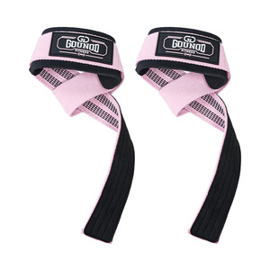 Sangles de musculation en gros, 1 paire, sangles de poignet antidérapantes en silicone pour l'entraînement de force, support pour les soulevés de terre - Product Image 6