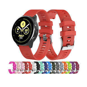 Tsick Compatible avec Samsung <span class=keywords><strong>Galaxy</strong></span> <span class=keywords><strong>Watch</strong></span> <span class=keywords><strong>Active2</strong></span> <span class=keywords><strong>40mm</strong></span> / 44mm bandes et Active <span class=keywords><strong>40mm</strong></span> bande de remplacement en Silicone - Product Image 1