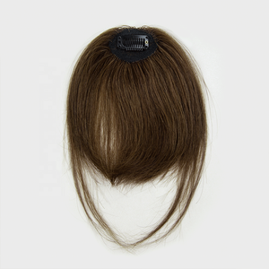 2024 Neuerscheinung 100% Russisches Remy Echthaar 2*1,5 Zoll Stirn-Clip-In Air Bangs für Frauen Genius Weft - Product Image 3