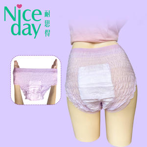 Culottes Menstruelles Jetables en Coton <span class=keywords><strong>pour</strong></span> Adolescentes, Idéales <span class=keywords><strong>pour</strong></span> les Voyages et Flux Abondants, Serviettes Hygiéniques de Nuit - Product Image 2