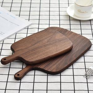 Planche à découper carrée en noyer durable personnalisée avec poignée, petite planche à découper imprimée UV pour le pain, les légumes et le fromage - Product Image 3