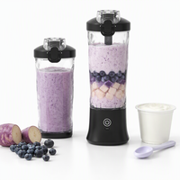 Mixeur portable rechargeable USB pour smoothies, jus de fruits et aliments pour bébés – Idéal pour le camping et le bureau
