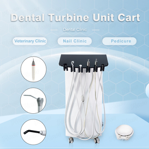 <span class=keywords><strong>Unit</strong></span>à Dentale Chirurgica con Compressore d'Aria, Turbina a Ultrasuoni, Poltrona Elettrica Portatile e Carrello - Product Image 6