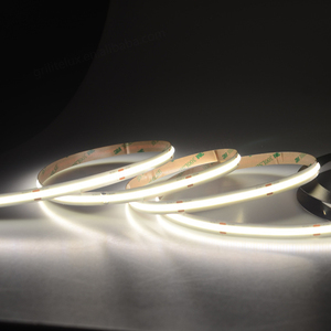 Tira de Luz LED COB Ultrafina de 12V 24V, Flexible, para Interiores, IP20, Cortable Digitalmente, 10W 12W, RGB - Product Image 1