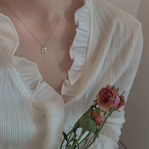 Collana girocollo con ciondolo a forma di ciliegia per donna, design a frutta, gioielli alla moda, regalo per l'uso quotidiano - Product Image 3