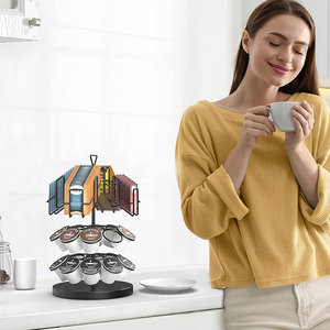 Nouveau design Meilleure vente Bois Bambou <span class=keywords><strong>Support</strong></span> pour dosettes de café <span class=keywords><strong>Nespresso</strong></span> Capsule Capsules Tiroir de rangement <span class=keywords><strong>Support</strong></span> <span class=keywords><strong>mural</strong></span> - Product Image 5