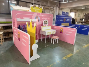 Juego de Muebles de Madera <span class=keywords><strong>para</strong></span> Guardería, Juego de Roles Dramáticos <span class=keywords><strong>para</strong></span> Niños, Muebles de <span class=keywords><strong>Teatro</strong></span> de Marionetas <span class=keywords><strong>para</strong></span> Niños Pequeños en Venta - Product Image 5