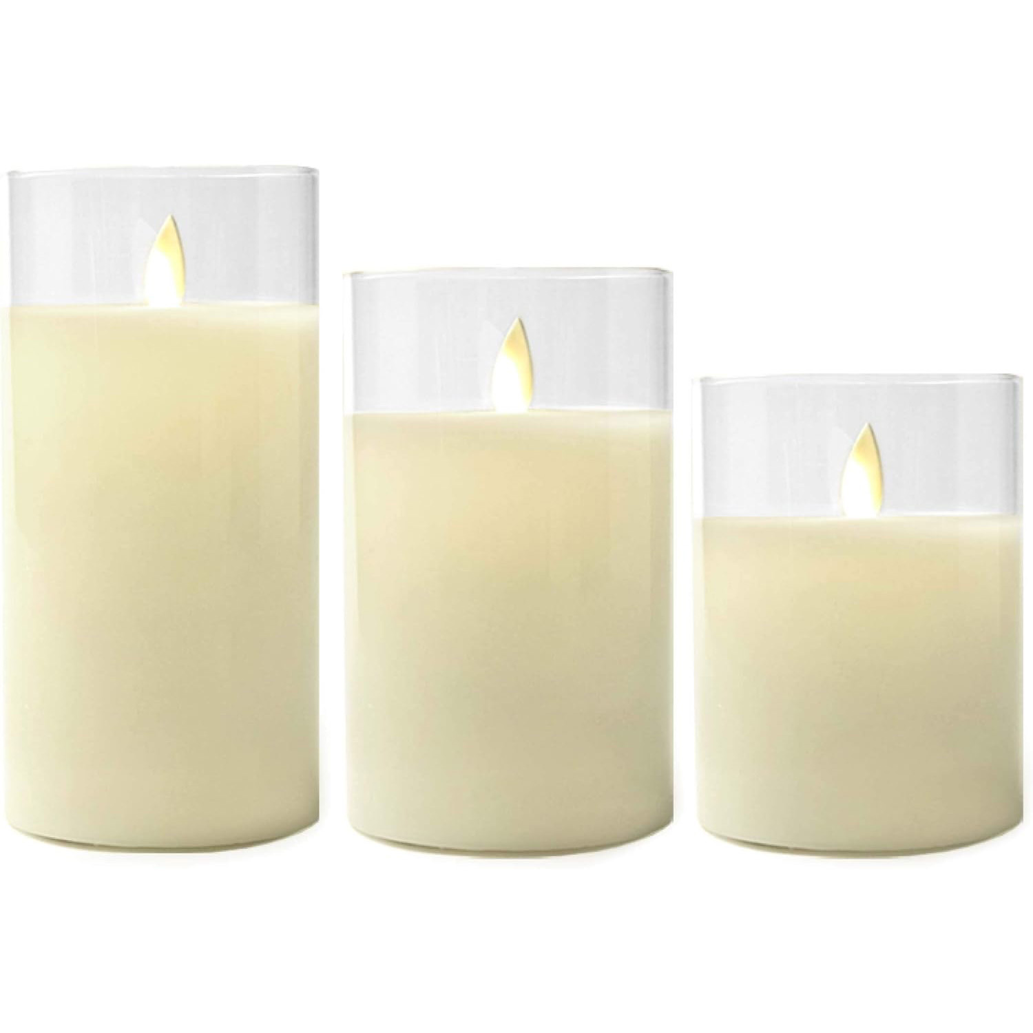 Plastic candle with bullet wick