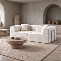 OEM-akzeptiertes High-Rebound-Schaumstoff-Sofa mit Metalldekorhalterung für Zuhause, Büro und Café